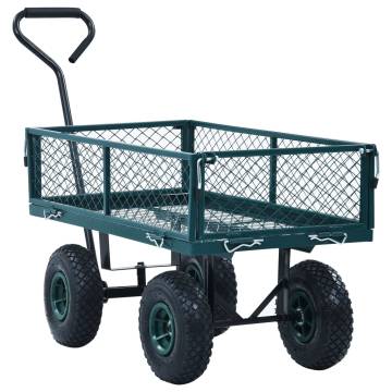 Garden Hand Trolley Green - 250 kg Capacity | HipoMarket