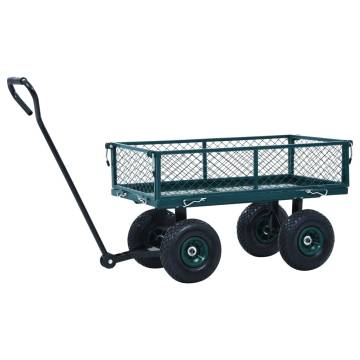 Garden Hand Trolley Green - 250 kg Capacity | HipoMarket