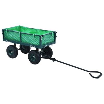 Garden Hand Trolley Green - 250 kg Capacity | HipoMarket