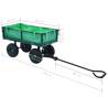 Garden Hand Trolley Green - 250 kg Capacity | HipoMarket