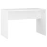 Dressing Table Set with LED - Stylish White Engineered Wood