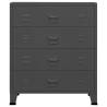 Industrial Drawer Cabinet Anthracite - Metal Storage Solution