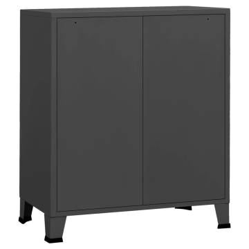 Industrial Drawer Cabinet Anthracite - Metal Storage Solution