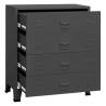 Industrial Drawer Cabinet Anthracite - Metal Storage Solution