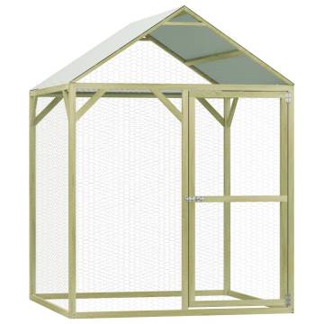 Spacious Chicken Cage 1.5x1.5m - Durable Pinewood | HiPoMarket