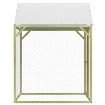 Spacious Chicken Cage 1.5x1.5m - Durable Pinewood | HiPoMarket