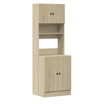 Kitchen Cabinet Sonoma Oak - 60x50x180 cm | Durable Storage