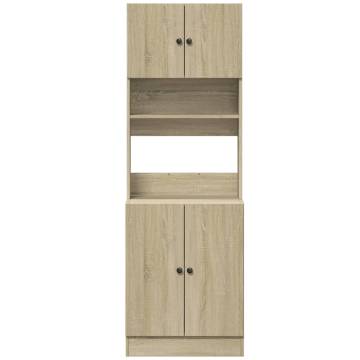 Kitchen Cabinet Sonoma Oak - 60x50x180 cm | Durable Storage