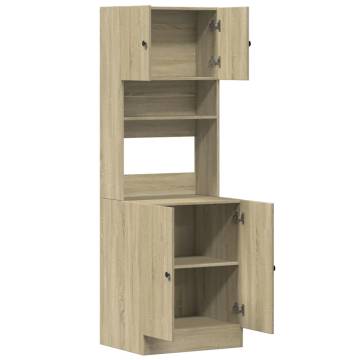 Kitchen Cabinet Sonoma Oak - 60x50x180 cm | Durable Storage