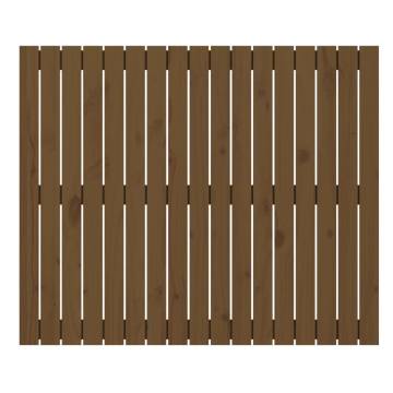 Honey Brown Wall Headboard | Solid Pine Wood - 108x3x90 cm