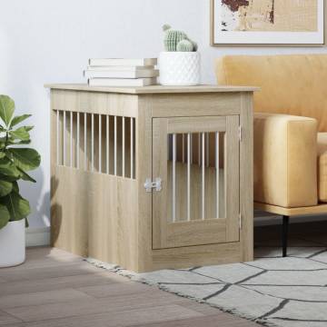 Dog Crate Furniture Sonoma Oak - Dual Functionality & Style