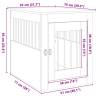 Dog Crate Furniture Sonoma Oak - Dual Functionality & Style