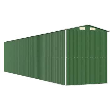 Garden Shed Green - Durable Galvanised Steel Storage Solution