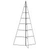 Metal Christmas Tree Black 140 cm - Modern DIY Decoration