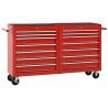 Tool Trolley with 14 Drawers Steel Red Colour red Quantity in Package 1 Model with 14 drawers Number of 