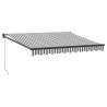 Retractable Awning Anthracite & White 3x2.5m - Buy Now!