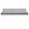 Retractable Awning Anthracite & White 3x2.5m - Buy Now!