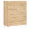 Elegant Highboard Sonoma Oak | 69.5x34x180 cm - HipoMarket