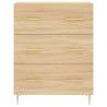 Elegant Highboard Sonoma Oak | 69.5x34x180 cm - HipoMarket