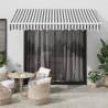 Retractable Awning Anthracite and White 3x2.5 m Fabric&Aluminium Colour anthracite and white Size 3 x 2.5 m Quantity in Package 1 