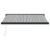 Retractable Awning Anthracite & White 3.5x2.5m - Buy Now!