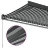 Retractable Awning Anthracite & White 3.5x2.5m - Buy Now!