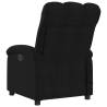 Massage Recliner Chair - Black Fabric Comfort & Relaxation