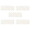 Trellis Fences 5 pcs Firwood 180x60 cm | HipoMarket