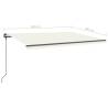 Manual Retractable Awning 5x3m Cream | Hipomarket