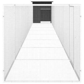 Durable Chicken Cage Anthracite - 900x91x100 cm