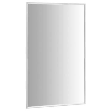 Mirror Silver 80x60 cm - Stylish & Minimalist Decor