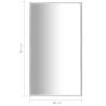 Mirror Silver 80x60 cm - Stylish & Minimalist Decor