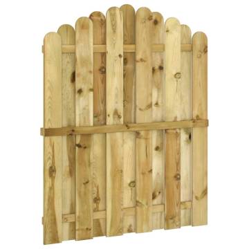 Garden Gate Impregnated Pinewood 100x125 cm - Rustic Charm