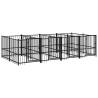 Outdoor Dog Kennel Steel 7.51 m² - Durable & Safe for Pets