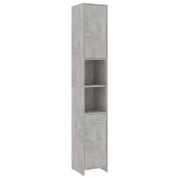 4 Piece Bathroom Furniture Set - Concrete Grey | HipoMarket