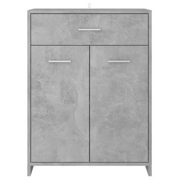 4 Piece Bathroom Furniture Set - Concrete Grey | HipoMarket