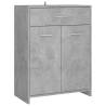 4 Piece Bathroom Furniture Set - Concrete Grey | HipoMarket