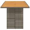 Stylish Garden Table with Acacia Wood Top - 190x80 cm