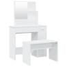 Elegant White Dressing Table Set - 86.5x35x136 cm