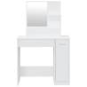 Elegant White Dressing Table Set - 86.5x35x136 cm