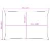 Sunshade Sail Oxford Fabric 6x8 m - White | HipoMarket