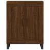 Elegant Highboard Brown Oak | 69.5x34x180 cm - Hipomarket