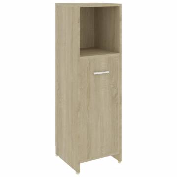 3 Piece Bathroom Furniture Set - Sonoma Oak | HipoMarket