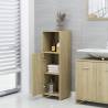 3 Piece Bathroom Furniture Set - Sonoma Oak | HipoMarket