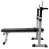 Workout Bench with Weight Rack & Barbell/Dumbbell Set - 120kg