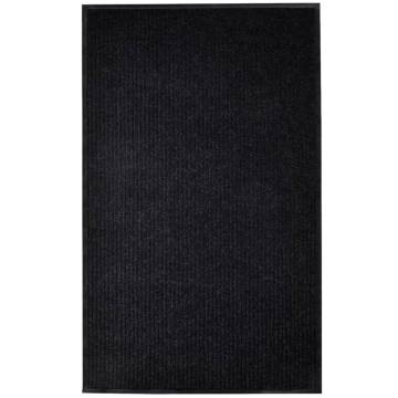 Door Mat Black 117x220 cm PVC - Durable & Easy to Clean