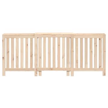 Radiator Cover 210x21x85 cm - Solid Pine Wood | HiPo Market