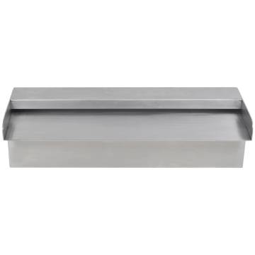 Rectangular Waterfall Pool Fountain - Stainless Steel 30 cm