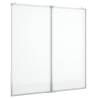 Magnetic Whiteboard Foldable 80x80 cm - Aluminium Frame