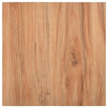 Self-Adhesive PVC Flooring Planks - 20 Pcs Light Wood